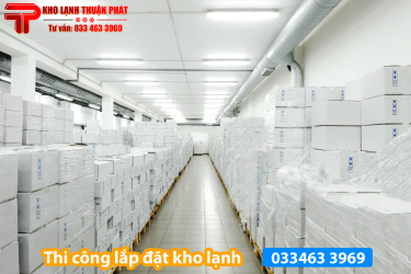 Tiêu chuẩn lắp kho cấp đông tại các tỉnh miền tây trữ thuỷ sản